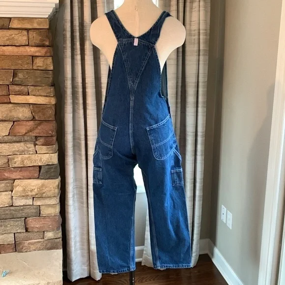 KEY sz 8S medium wash overalls - Picture 5 of 7